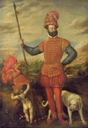 Retrato, de, um, italiano, nobre